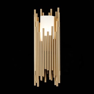 SL1629.301.01 Бра ST-Luce Латунь/Белый E14 1*40W Cesena-foto4