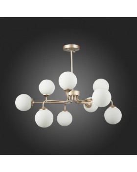 SLE106203-09 Светильник подвесной ST-Luce Золотистый/Белый G9 LED 9*5W REDJINO-foto8