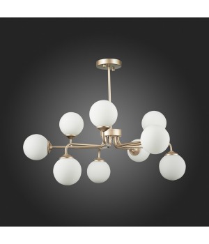 SLE106203-09 Светильник подвесной ST-Luce Золотистый/Белый G9 LED 9*5W REDJINO-foto8