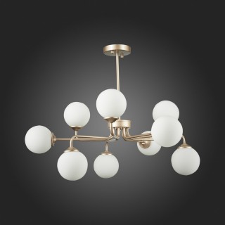 SLE106203-09 Светильник подвесной ST-Luce Золотистый/Белый G9 LED 9*5W REDJINO-foto8