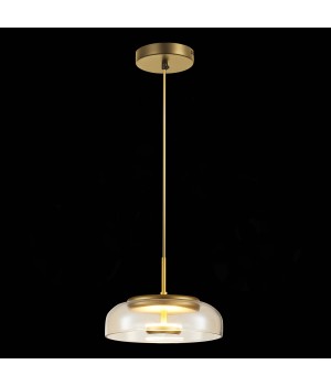 SL6002.203.01 Подвес ST-Luce Золотистый/Янтарный LED 1*7W 4000K LAZIO-foto2