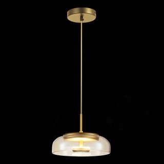 SL6002.203.01 Подвес ST-Luce Золотистый/Янтарный LED 1*7W 4000K LAZIO-foto2