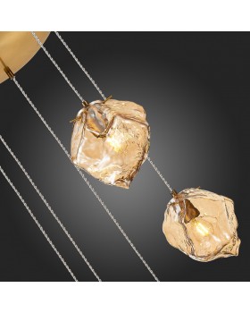 SL1175.303.05 Светильник подвесной ST-Luce латунь/янтарный E14 5*40W Portici-foto9