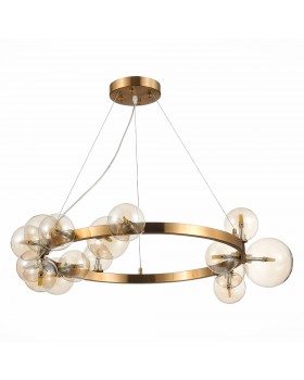 SL1165.303.15 Светильник подвесной ST-Luce Бронза/Коньячный G4 15*5W NECTON-foto2