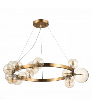 SL1165.303.15 Светильник подвесной ST-Luce Бронза/Коньячный G4 15*5W NECTON-foto2