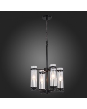 SL334.403.04 Люстра подвесная ST-Luce Черный, Никель/Прозрачный E14 4*60W BICHERO-foto5