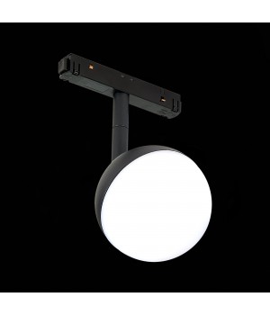ST358.436.07 Магнитный трековый светильник Черный LED 1*7W 3000K 520Lm Ra>80 120° IP20 L120xW90xH192 48V PIBOLE-foto6