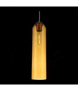SL1145.393.01 Светильник подвесной ST-Luce Латунь/Янтарный E27 1*60W CALLANA-foto5