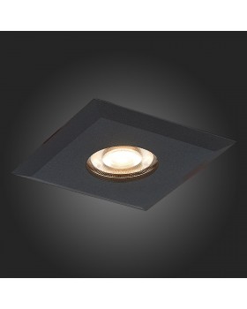 ST204.408.01 Св-к встр. Мат. черный GU10 1*50W  L94xW94xH25 220V Без ламп QUOSIS-foto9