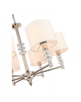 SL1751.103.06 Люстра подвесная ST-Luce Никель/Белый E14 6*40W ENITA-foto3