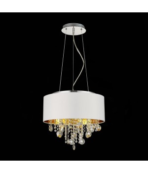 SL1350.503.04 Светильник подвесной ST-Luce Хром/Белый, Золотистый, Прозрачный E14 4*40W LACCHIA-foto11