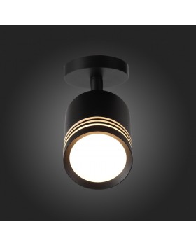 ST101.412.05 Светильник потолочный Черный LED 1*5W 3000K 390Lm Ra>80 120° D68xH140 170-240V CERIONE-foto8