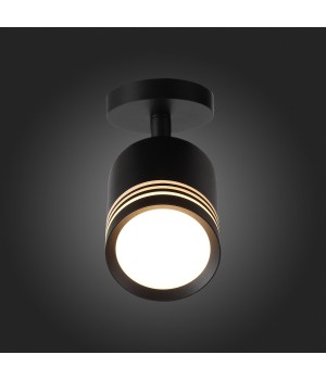ST101.412.05 Светильник потолочный Черный LED 1*5W 3000K 390Lm Ra>80 120° D68xH140 170-240V CERIONE-foto8