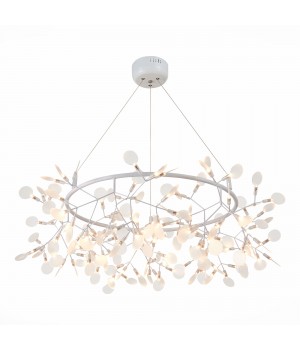 SL379.503.135 Люстра подвесная ST-Luce Белый/Белый LED 135*0,3W 3500K RAFINA-foto3