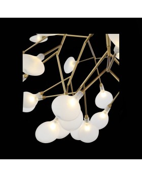 SL411.223.45 Люстра подвесная ST-Luce Золотистый/Белый G4 45*1,5W RICCARDO-foto6