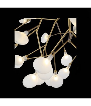 SL411.223.45 Люстра подвесная ST-Luce Золотистый/Белый G4 45*1,5W RICCARDO-foto6