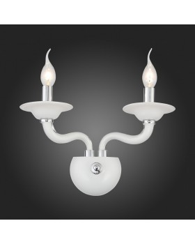 SL1112.501.02 Бра ST-Luce Хром, Белый/Белый E14 2*40W SERENATTA-foto6