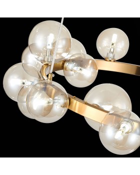 SL1165.302.15 Светильник подвесной ST-Luce Бронза/Коньячный G4 15*5W NECTON-foto6