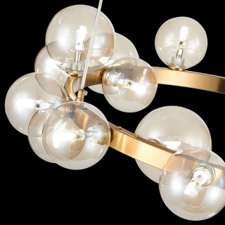 SL1165.302.15 Светильник подвесной ST-Luce Бронза/Коньячный G4 15*5W NECTON-foto6