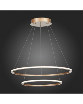 ST604.243.56 Светильник подвесной ST-Luce Золотистый/Белый LED 1*56W 4000K ST604 OUT-foto4