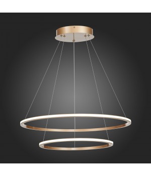 ST604.243.56 Светильник подвесной ST-Luce Золотистый/Белый LED 1*56W 4000K ST604 OUT-foto4