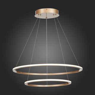 ST604.243.56 Светильник подвесной ST-Luce Золотистый/Белый LED 1*56W 4000K ST604 OUT-foto4