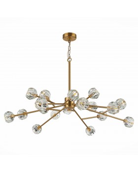 SL1166.303.18 Светильник подвесной ST-Luce Латунь/Прозрачный G9 LED 18*5W ROMANO-foto2