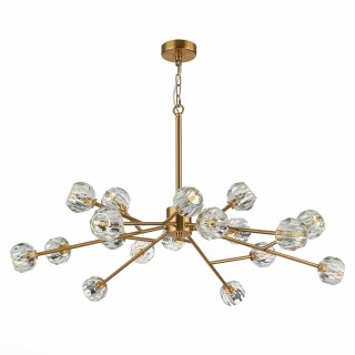 SL1166.303.18 Светильник подвесной ST-Luce Латунь/Прозрачный G9 LED 18*5W ROMANO-foto2