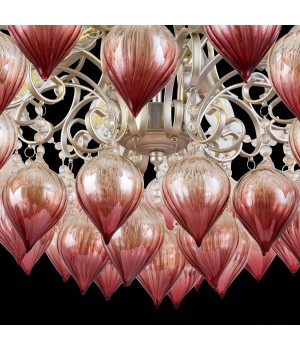 SL659.203.06 Люстра подвесная ST-Luce Шампань/Коньяк E14 6*40W FRUTTI-foto6