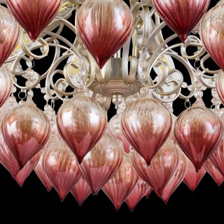 SL659.203.06 Люстра подвесная ST-Luce Шампань/Коньяк E14 6*40W FRUTTI-foto6