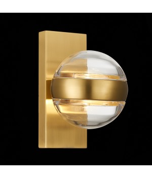 SL1156.301.01 Светильник настенный ST-Luce Латунь/Прозрачный G9 1*5W BALA-foto3