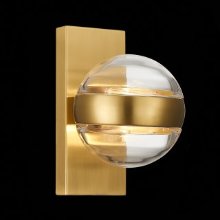 SL1156.301.01 Светильник настенный ST-Luce Латунь/Прозрачный G9 1*5W BALA-foto3