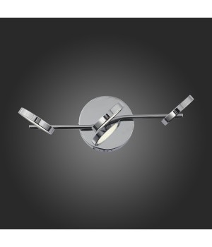 SL576.101.03 Светильник настенно-потолочный ST-Luce Хром/Хром, Прозрачный LED 3*5W 4000K GRUPPO-foto8