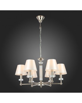 SL1755.153.06 Люстра подвесная ST-Luce Никель/Белый E14 6*40W VIORE-foto7