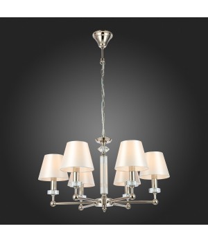 SL1755.153.06 Люстра подвесная ST-Luce Никель/Белый E14 6*40W VIORE-foto7