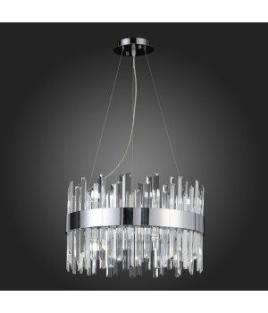 SL1160.103.12 Люстра подвесная ST-Luce Хром/Хром, Прозрачный G9 12*5W BAFO-foto5