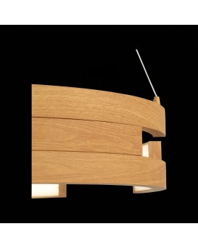 SL963.703.01 Люстра подвесная ST-Luce Светлое дерево/Светлое дерево, Белый LED 1*45W 4000K GENUINE-foto7