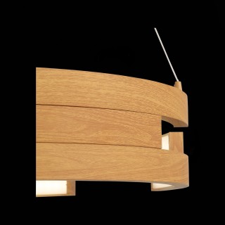 SL963.703.01 Люстра подвесная ST-Luce Светлое дерево/Светлое дерево, Белый LED 1*45W 4000K GENUINE-foto7