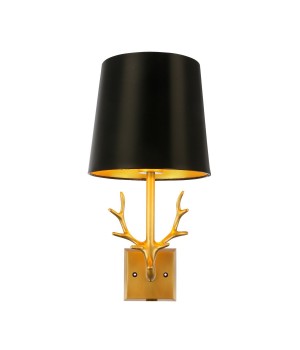 SL1123.201.01 Светильник настенный ST-Luce Латунь/Черный, Золотистый E14 1*40W VELOSSA-foto14