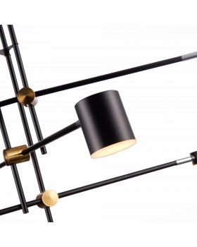 SL1604.432.06 Светильник потолочный ST-Luce Черный, Латунь/Черный LED 6*5W 3000K RODRIGO-foto13