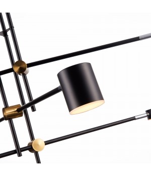 SL1604.432.06 Светильник потолочный ST-Luce Черный, Латунь/Черный LED 6*5W 3000K RODRIGO-foto13