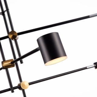 SL1604.432.06 Светильник потолочный ST-Luce Черный, Латунь/Черный LED 6*5W 3000K RODRIGO-foto13