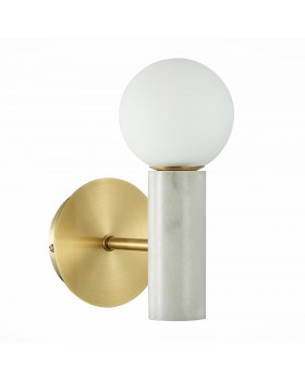 SL1210.501.01 Светильник настенный ST-Luce Золотистый, Белый/Белый G9 1*5W PIETRA-foto2