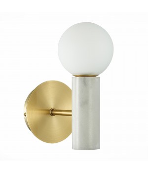 SL1210.501.01 Светильник настенный ST-Luce Золотистый, Белый/Белый G9 1*5W PIETRA-foto2
