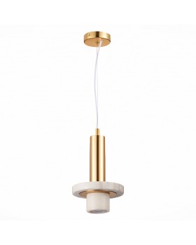 SL1210.503.01 Светильник подвесной ST-Luce Золотистый/Белый GU10 1*5W PIETRA-foto2