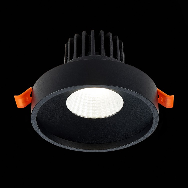 ST751.448.10 Св-к встр. Черный LED 1*10W 4000K 750Lm Ra>90 38° IP20 D100xH75 170-240V ST751