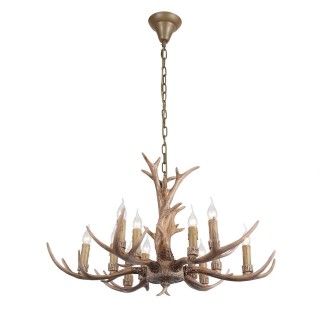 SL153.703.12 Люстра подвесная ST-Luce Светло-Коричневый E14 12*40W RENNA-foto2