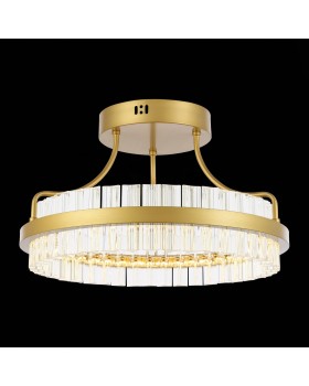 SL383.202.01 Светильник потолочный ST-Luce Матовое золото/Прозрачный LED 1*34W 3000K CHERIO-foto5