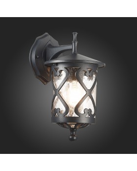 SL085.411.01 Светильник уличный настенный ST-Luce Черный/Черный, Прозрачный E27 1*60W LORNE-foto7