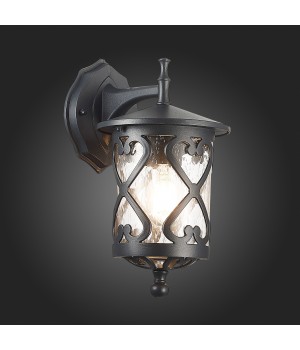 SL085.411.01 Светильник уличный настенный ST-Luce Черный/Черный, Прозрачный E27 1*60W LORNE-foto7